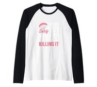 Nunca soñé con ser un paracaidista sexy Paracaidismo divertido Camiseta Manga Raglan