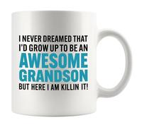 Nunca Soñé Que Iba A Ser Un Nieto Increíble, Pero Aquí Estoy, Arrasando. Taza Con Asa Taza De Café Porcelana Tazas 330Ml Para Hogar Zumo Amigo