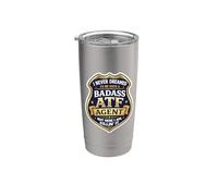 Nunca soñé que me convertiría en un agente de ATF rudo pero aquí estoy Vaso térmico de acero inoxidable de doble pared