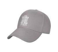 Nunca soñé Que me convertiría en un Viejo gruñón Gorras de béisbol para Hombre Gorra Snapback Gorra de béisbol Gorra de Hip Hop Gorra de Camionero