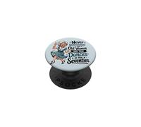 Nunca Subestimes a la anciana todavía Baila en Sus Setenta PopSockets PopGrip Adhesivo