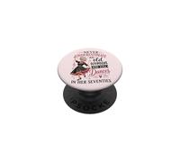 Nunca Subestimes a la anciana todavía Baila en Sus Setenta PopSockets PopGrip Adhesivo