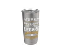 Nunca subestimes A Legend Who nació en noviembre Vaso térmico de acero inoxidable de doble pared