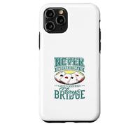 Nunca Subestimes a Old Man Bridge Player Four Ases Carcasa para iPhone 11 Pro