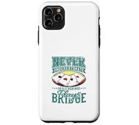 Nunca Subestimes a Old Man Bridge Player Four Ases Carcasa para iPhone 11 Pro MAX