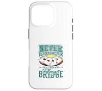 Nunca Subestimes a Old Man Bridge Player Four Ases Carcasa para iPhone 16 Pro