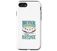 Nunca Subestimes a Old Man Bridge Player Four Ases Carcasa para iPhone SE (2020) / 7/8