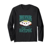 Nunca Subestimes a Old Man Bridge Player Four Ases Manga Larga
