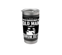Nunca subestimes a un anciano con batería Vaso térmico de acero inoxidable de doble pared