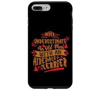 Nunca Subestimes a un Anciano con un Airedale Terrier Carcasa para iPhone 7 Plus/8 Plus