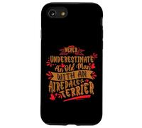 Nunca Subestimes a un Anciano con un Airedale Terrier Carcasa para iPhone SE (2020) / 7/8