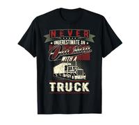 Nunca subestimes a un anciano con una camioneta vintage Camiseta