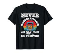 Nunca Subestimes a un Anciano con una Impresora 3D Camiseta