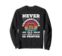 Nunca Subestimes a un Anciano con una Impresora 3D Sudadera