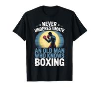 Nunca subestimes a un anciano que conoce al abuelo de boxeo Camiseta