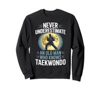 Nunca subestimes a un anciano que conoce al abuelo de Taekwondo Sudadera