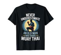 Nunca subestimes a un anciano que conoce al abuelo Muay Thai Camiseta