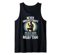 Nunca subestimes a un anciano que conoce al abuelo Muay Thai Camiseta sin Mangas