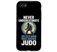 Nunca subestimes a un anciano que conoce el abuelo de judo Carcasa para iPhone SE (2020) / 7 / 8