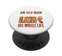 Nunca subestimes a un anciano que es un regalo divertido más brillante PopSockets PopGrip Adhesivo