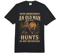 Nunca Subestimes a un Anciano Que todavía Caza en Setenta Comfort Colors Adult Heavyweight T-Shirt