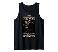 Nunca Subestimes a un Anciano Que todavía Toca la Guitarra Camiseta sin Mangas
