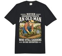 Nunca Subestimes a un Anciano Que todavía Trabaja en Sus 70 años Comfort Colors Adult Heavyweight T-Shirt