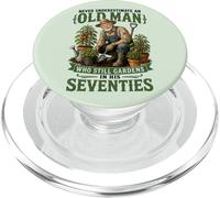 Nunca Subestimes a un Anciano Que todavía Trabaja en Sus 70 años PopSockets PopGrip para MagSafe