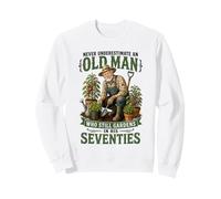 Nunca Subestimes a un Anciano Que todavía Trabaja en Sus 70 años Sudadera