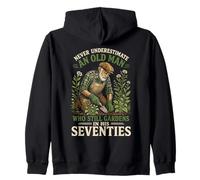 Nunca Subestimes a un Anciano Que todavía Trabaja en Sus 70 años Sudadera con Capucha