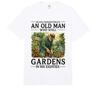 Nunca Subestimes a un Anciano Que todavía Trabaja en Sus 80 años Comfort Colors Adult Heavyweight T-Shirt