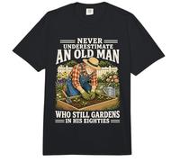 Nunca Subestimes a un Anciano Que todavía Trabaja en Sus 80 años Comfort Colors Adult Heavyweight T-Shirt