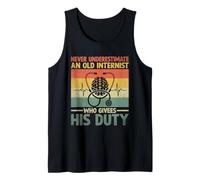 Nunca subestimes a un viejo internista que da medicamentos Camiseta sin Mangas