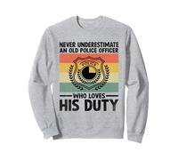 Nunca subestimes a un viejo policía que ama su deber Sudadera