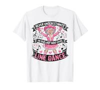 Nunca Subestimes a una anciana Que ama el Baile en línea Camiseta