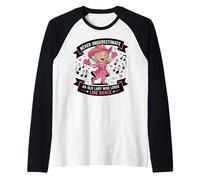 Nunca Subestimes a una anciana Que ama el Baile en línea Camiseta Manga Raglan