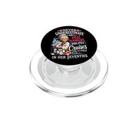 Nunca Subestimes a una anciana Que Sigue navegando en Sus Setenta años PopSockets PopGrip para MagSafe