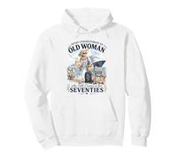 Nunca Subestimes a una anciana Que Sigue navegando en Sus Setenta años Sudadera con Capucha