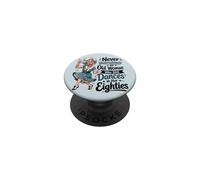 Nunca Subestimes a una anciana Que todavía Baila en los Ochenta PopSockets PopGrip Adhesivo