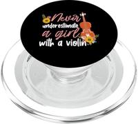 Nunca subestimes a una chica con un violín PopSockets PopGrip para MagSafe