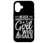 Nunca subestimes a una chica que navega Carcasa para iPhone 16