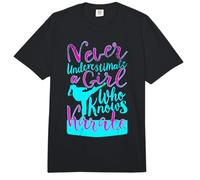 Nunca Subestimes a una Chica Que Sabe Karate Cita Divertida Comfort Colors Adult Heavyweight T-Shirt