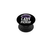 Nunca Subestimes a una Dama con una camioneta Pickup PopSockets PopGrip Adhesivo