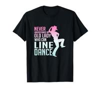 Nunca subestimes a una dama que Line Dance Western Camiseta