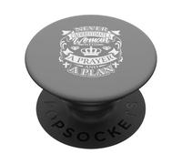 Nunca Subestimes a una Mujer con oración Cita Cristiana PopSockets PopGrip Adhesivo