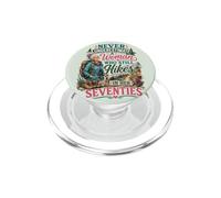 Nunca Subestimes a una Mujer Que todavía Camina en Sus Setenta años PopSockets PopGrip para MagSafe