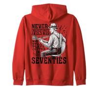 Nunca Subestimes al Viejo Guitarrista de los Setenta Sudadera con Capucha