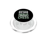 Nunca Subestimes al Viejo Que Juega ajedrez PopSockets PopGrip para MagSafe