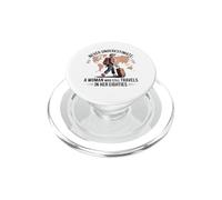 Nunca Subestimes los Viajes de una Mujer en Sus Ochenta PopSockets PopGrip para MagSafe