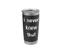 Nunca supe eso Vaso térmico de acero inoxidable de doble pared